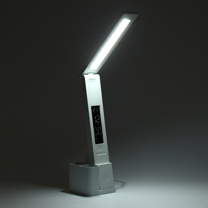 Часы - лампа электронные: календарь, термометр, органайзер, 5 Вт, 20 LED, 3 режима, USB Часы - лампа электронные: календарь, термометр, органайзер, 5 Вт, 20 LED, 3 режима, USB