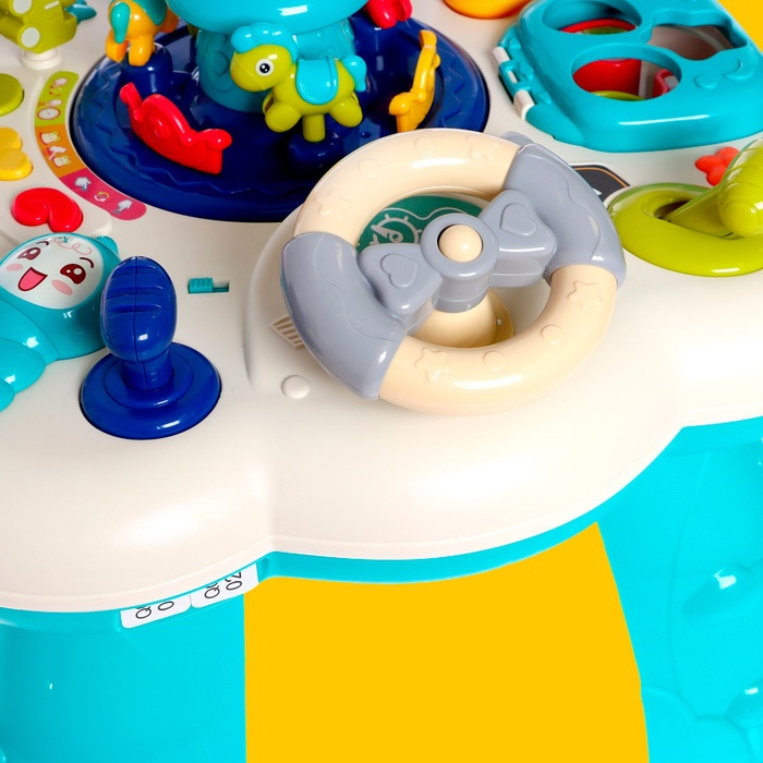 Развивающий столик «Весёлая игра», световые и звуковые эффекты Развивающий столик «Весёлая игра», световые и звуковые эффекты