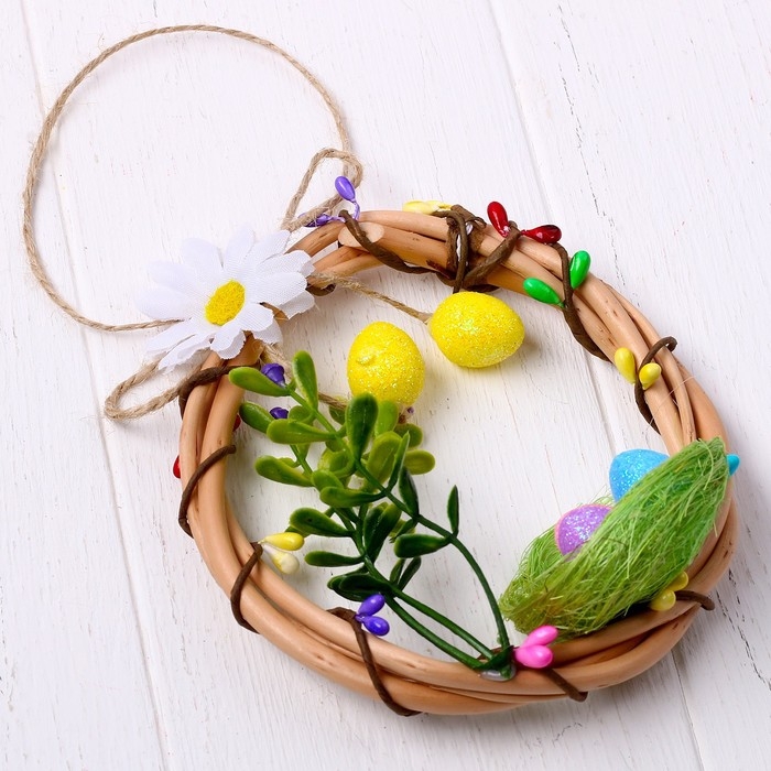 Декор «Пасхальный венок» МИКС Декор «Пасхальный венок» МИКС