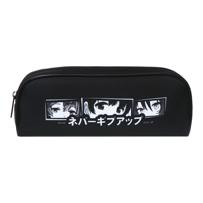 Пенал мягкий 1 отделение, 210 x 80 x 40 мм, с наполнением 4 предмета, универсальный, Пенал мягкий 1 отделение, 210 x 80 x 40 мм, с наполнением 4 предмета, универсальный, "Аниме"