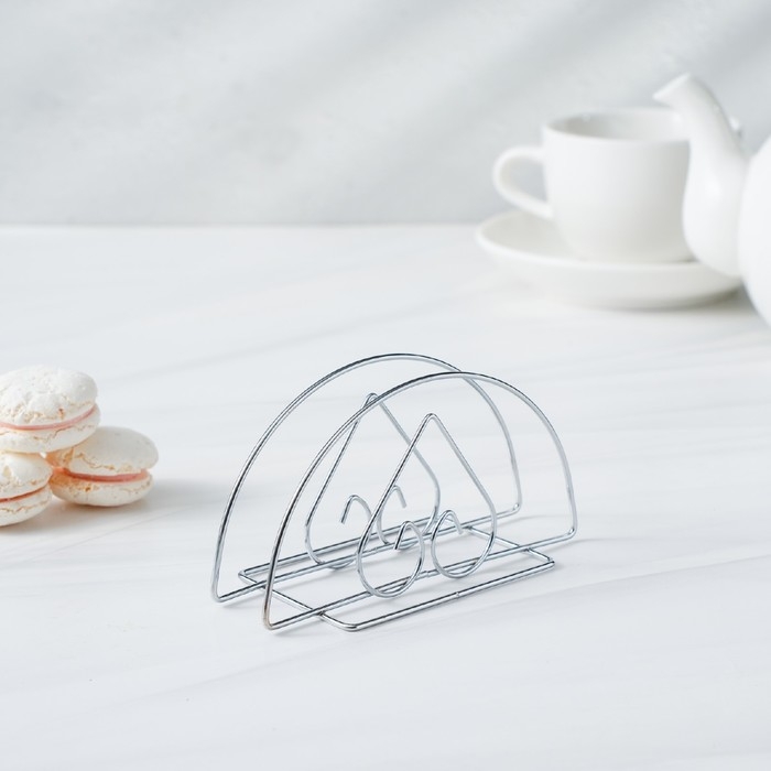 Салфетница Доляна «Сердце»,13×7×6 см Салфетница Доляна «Сердце»,13×7×6 см