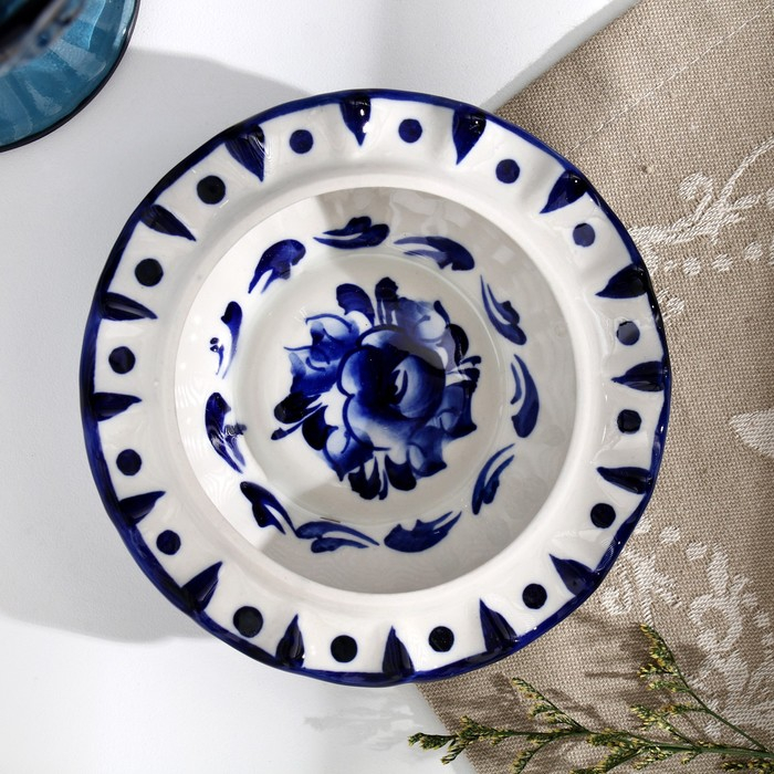 Икорница «Рыбка», гжель Икорница «Рыбка», гжель