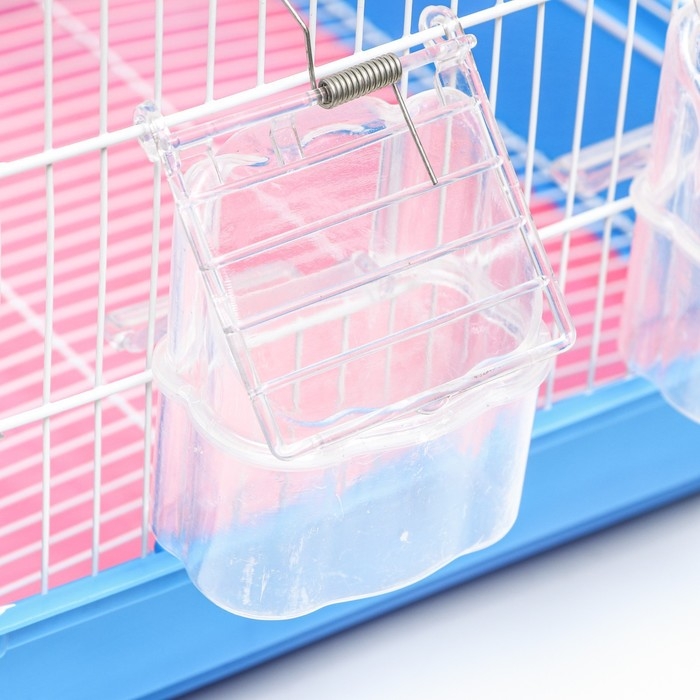 Клетка для птиц укомплектованная Bd-2/5h, 34 х 27 х 47 см, синяя Клетка для птиц укомплектованная Bd-2/5h, 34 х 27 х 47 см, синяя