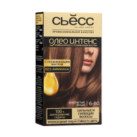 Краска для волос Сьесс Oleo Intense, тон 6.80, золотистый русый