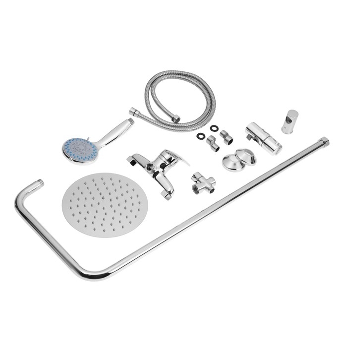 Душевая система Istok life luxe с одноручным латунным смесителем, хром Душевая система Istok life luxe с одноручным латунным смесителем, хром