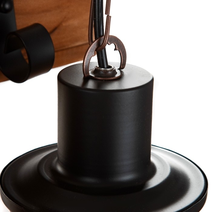 Люстра Люстра "Айварс" 6хЕ27 40Вт черный 55х100 см