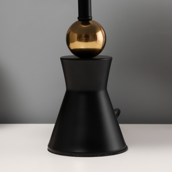 Настольная лампа Настольная лампа "Анси" Е27 40Вт черно-золотой 23х23х40 см