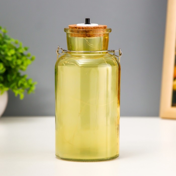 Ночник Ночник "Анде" LED от батареек желтый 8х8х16,5 см RISALUX