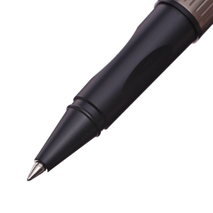 Ручка подарочная роллер в кожзам футляре Грань корпус бронза/черный Ручка подарочная роллер в кожзам футляре Грань корпус бронза/черный