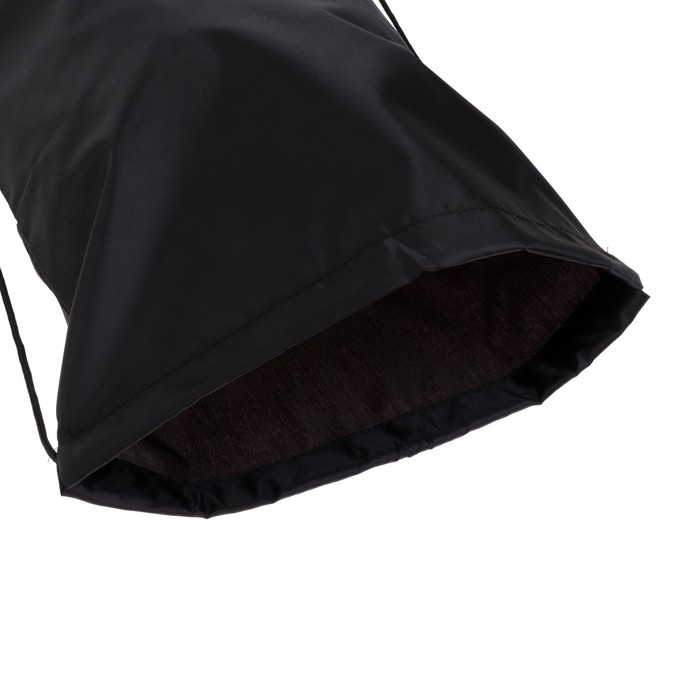 Мешок для обуви 420 х 340 мм,  Мешок для обуви 420 х 340 мм, "Стандарт" СДС-1, (мягкий полиэстер, плотность 210 D), чёрный