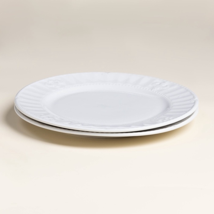 Набор тарелок SL Home Набор тарелок SL Home "Винтаж фрэнч" 2 шт, d=22см, 22х22х1,9 см