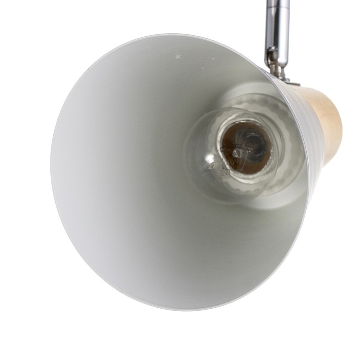 Светильник трековый Светильник трековый "Паулина" Е27 40Вт серый 16х12х18см