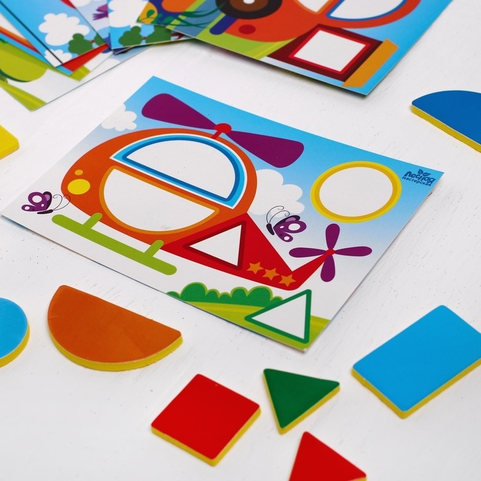 Мозаика с шаблонами «Транспорт» Мозаика с шаблонами «Транспорт»