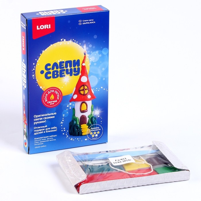 Слепи свечу «Домик-грибок» Слепи свечу «Домик-грибок»