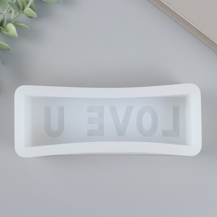 Молд силикон Молд силикон "Люблю тебя" 3,5х5,4х14 см