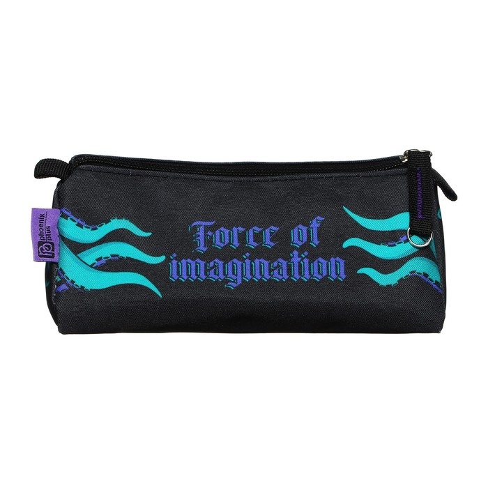 Пенал мягкий, 1 отделение, 85 х 200 х 65 мм, объёмный, Феникс  Пенал мягкий, 1 отделение, 85 х 200 х 65 мм, объёмный, Феникс "Зов монстра" синий 61900