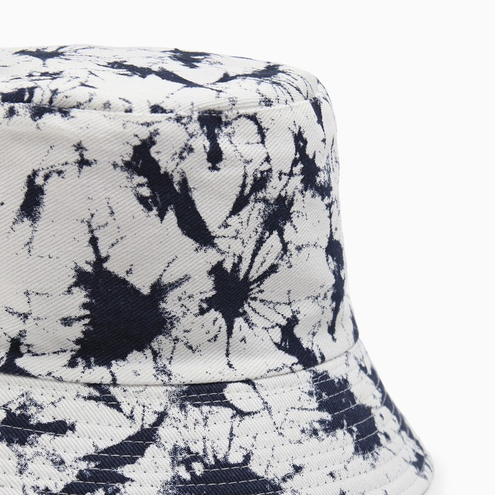 Панама  Панама "Tie-dye" MINAKU цвет белый/синий, р-р 56-58