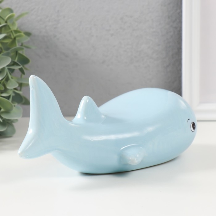 Копилка керамика Копилка керамика "Голубой кит" 21,5х10,5х10,5 см