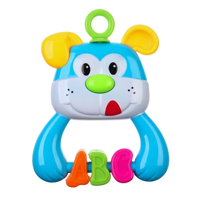 Погремушка «Собачка», цвет МИКС, Крошка Я Погремушка «Собачка», цвет МИКС, Крошка Я