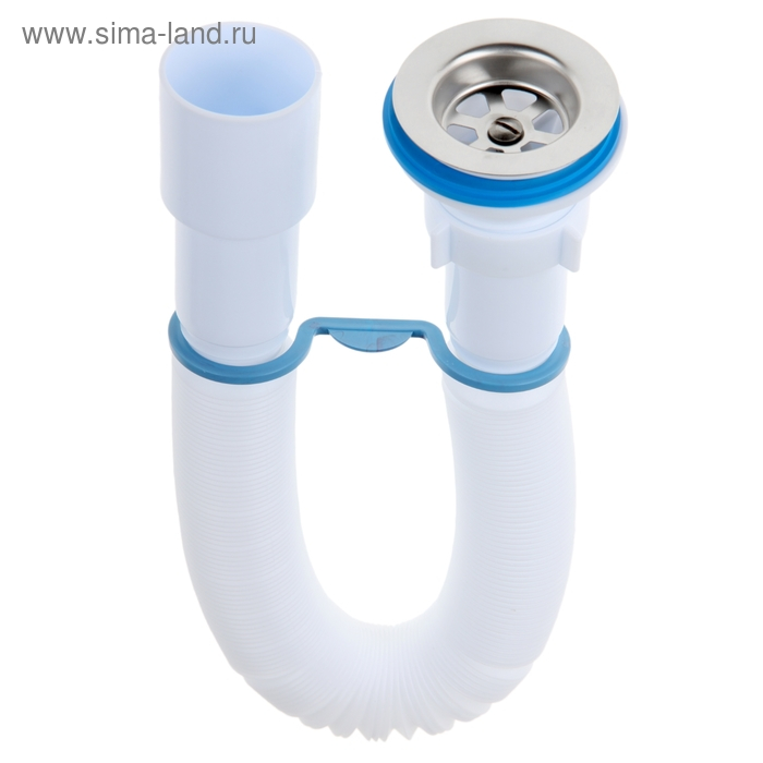 Гофросифон  Гофросифон "АНИ Пласт" G116, 1 1/2" х 40/50 мм, удлинённый, L= 571-1401 мм