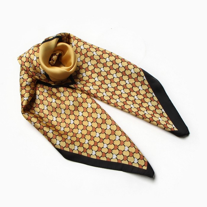 Платок женский MINAKU 70*70 см, горчичный Платок женский MINAKU 70*70 см, горчичный