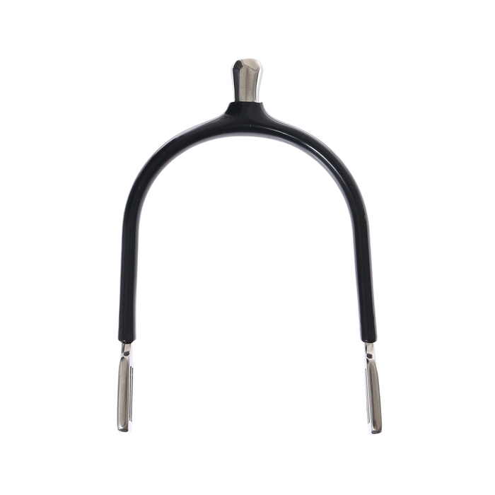 Шпоры с прямым шенкелем с резиновым покрытием 15 мм, черный, набор 2 шт Шпоры с прямым шенкелем с резиновым покрытием 15 мм, черный, набор 2 шт