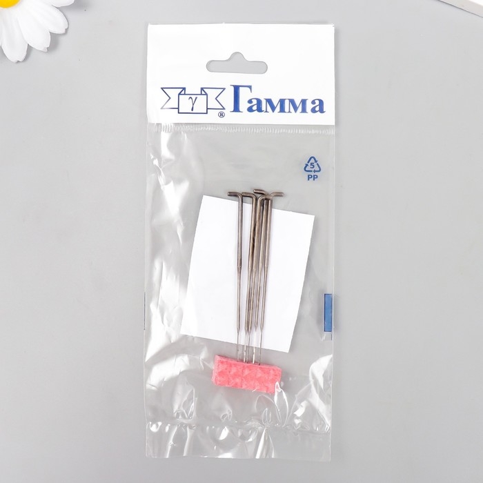 Иглы для валяния (фелтинга) Gamma № 50 (набор 5 шт) Иглы для валяния (фелтинга) Gamma № 50 (набор 5 шт)