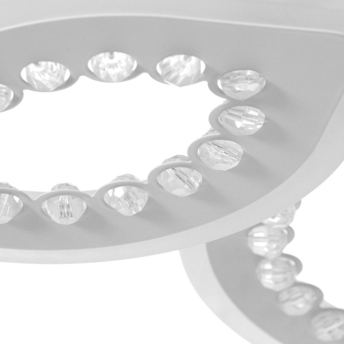 Люстра с ПДУ Люстра с ПДУ "Алина" LED 150Вт 3000-6000Вт RGB белый 60х60х13,5см BayerLux