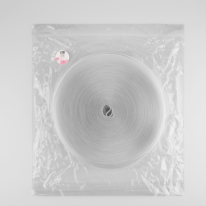 Липучка, 20 мм × 25 ± 1 м, цвет белый Липучка, 20 мм × 25 ± 1 м, цвет белый