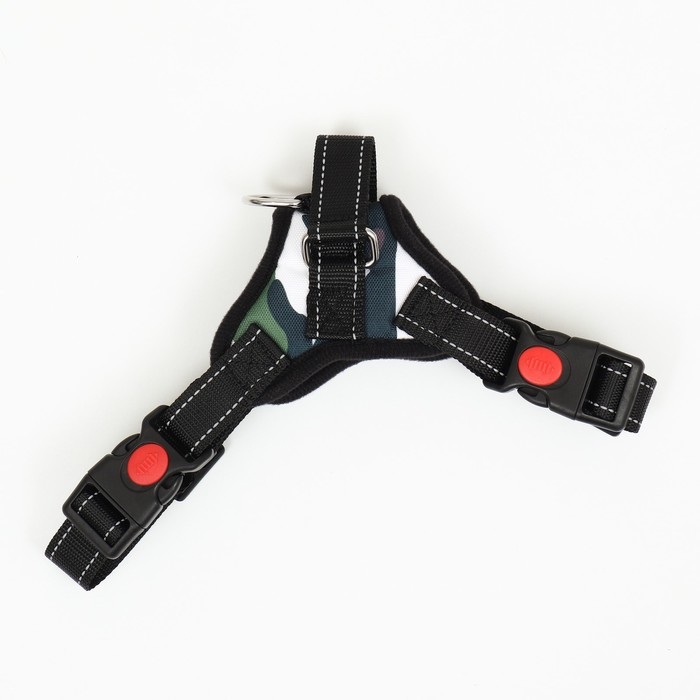 Шлейка К7 мягкая светоотражающая, размер XS, ОГ 34-44 см, вес 2,5-5 кг, хаки Шлейка К7 мягкая светоотражающая, размер XS, ОГ 34-44 см, вес 2,5-5 кг, хаки