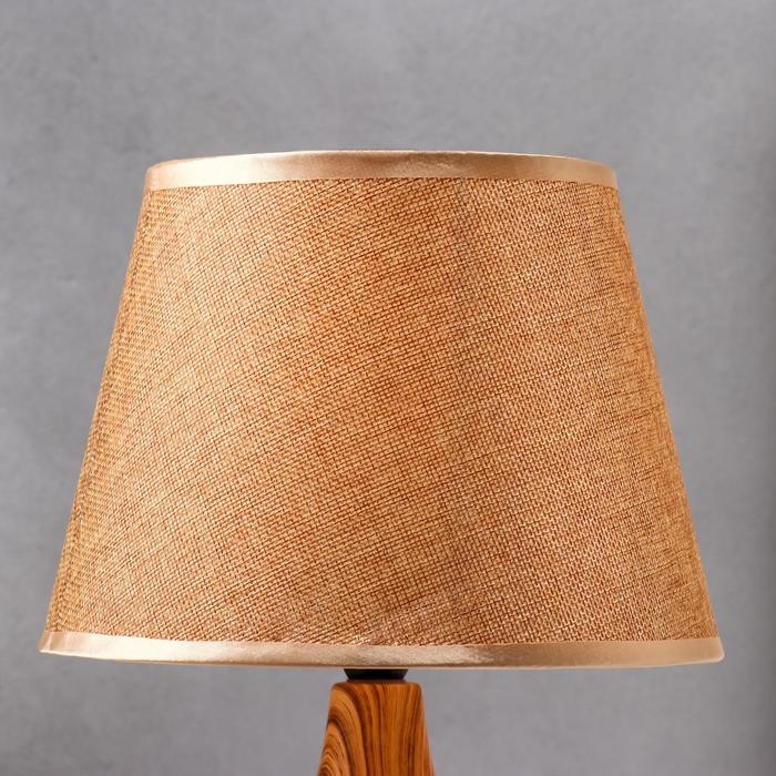 Лампа настольная 16614/1 E14 40Вт светло-коричневый 22,5х22,5х35,5 см RISALUX