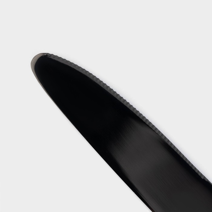 Столовые приборы из нержавеющей стали Magistro «Оску стандарт», 4 предмета, цвет чёрный Столовые приборы из нержавеющей стали Magistro «Оску стандарт», 4 предмета, цвет чёрный