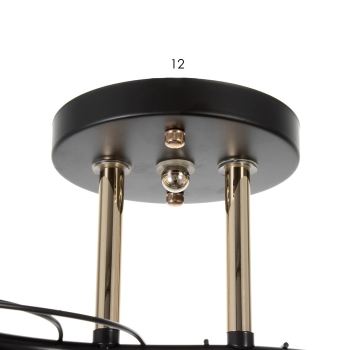 Люстра Люстра "Сальма" 2хЕ27 40Вт черный 48х18х24см BayerLux