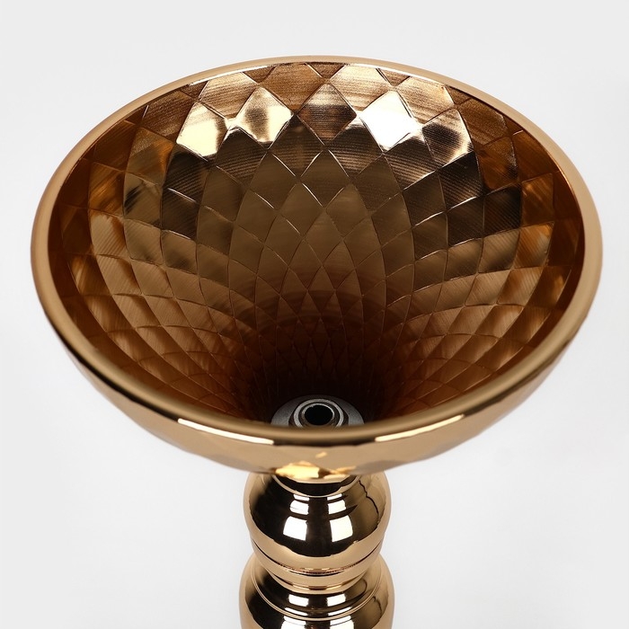 Подсвечник металл на 1 свечу «Ричард» цвет золото 12.5 х 12.5 х 37.5 см Подсвечник металл на 1 свечу «Ричард» цвет золото 12.5 х 12.5 х 37.5 см