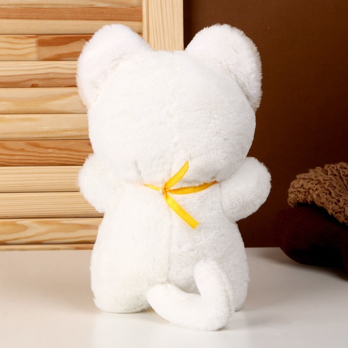Мягкая игрушка «Кот», 23 см, цвет белый Мягкая игрушка «Кот», 23 см, цвет белый