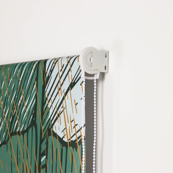 Штора рулонная 3D &laquo;Тэнз&raquo;, 60&times;200 см (с учётом креплений 3,5 см), блэкаут