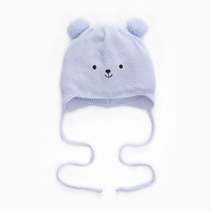 Шапка детская, цвет голубой, размер 42-44 Шапка детская, цвет голубой, размер 42-44