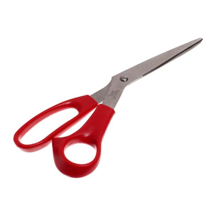 Ножницы канцелярские 21,5 см, ручки пластиковые, МИКС Ножницы канцелярские 21,5 см, ручки пластиковые, МИКС