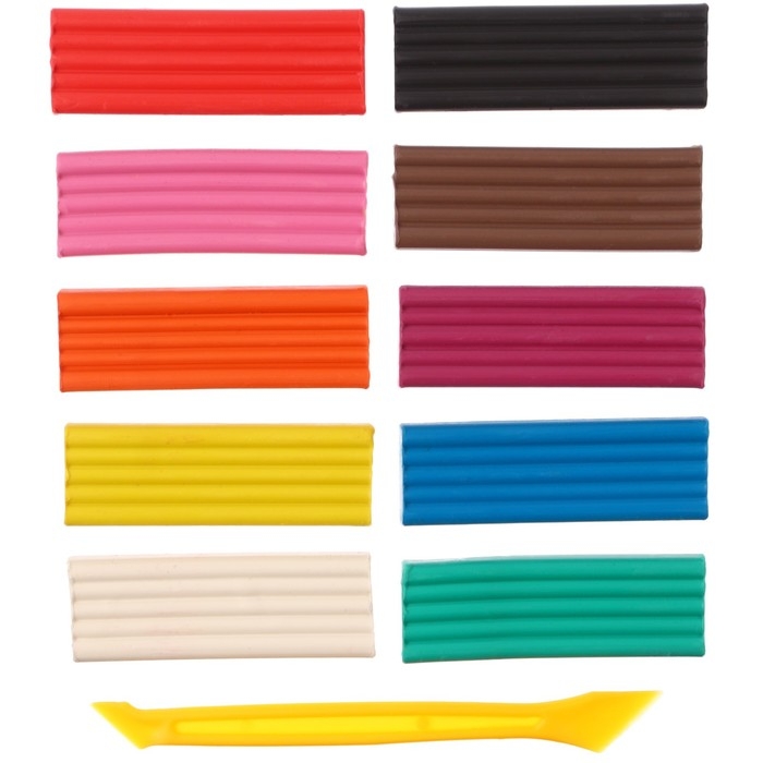 Пластилин 10 цветов 150 г, Смешарики Пластилин 10 цветов 150 г, Смешарики