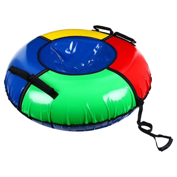 Тюбинг-ватрушка Winter Star, диаметр чехла 120 см, цвета МИКС Тюбинг-ватрушка Winter Star, диаметр чехла 120 см, цвета МИКС