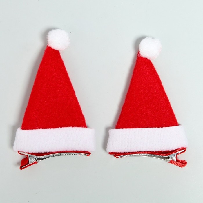 Карнавальный зажим «Колпачок», набор 2 шт Карнавальный зажим «Колпачок», набор 2 шт