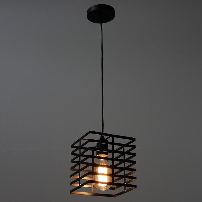 Светильник 88330/1 E27 40Вт черный 16х16х16-116 см Светильник 88330/1 E27 40Вт черный 16х16х16-116 см
