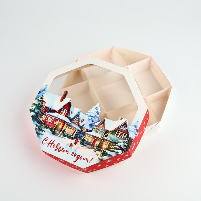 Коробка складная «Тепла и уюта», 29 х 29 х 5 см, Новый год Коробка складная «Тепла и уюта», 29 х 29 х 5 см, Новый год