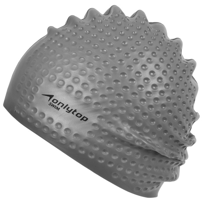 Шапочка для плавания взрослая ONLYTOP Swim, для длинных волос, силиконовая, обхват 54-60 см, цвета МИКС Шапочка для плавания взрослая ONLYTOP Swim, для длинных волос, силиконовая, обхват 54-60 см, цвета МИКС