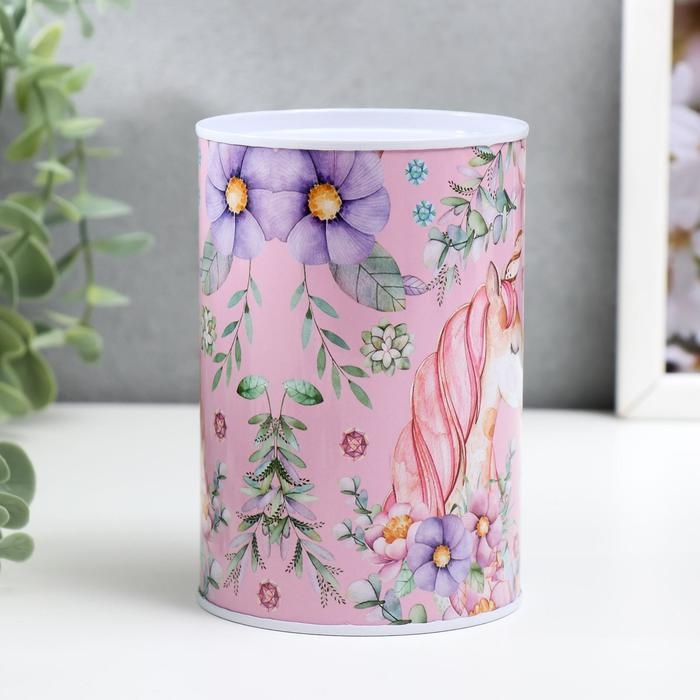 Копилка металл Копилка металл "Единорог" МИКС 12х8х8 см