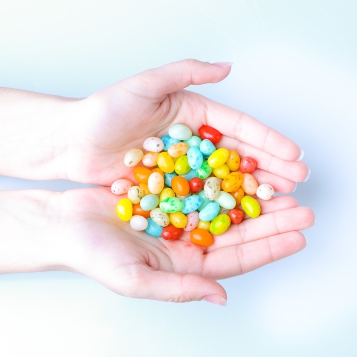 Мармелад жевательный  Мармелад жевательный "Бобы желе" Двухцветные", 300 г