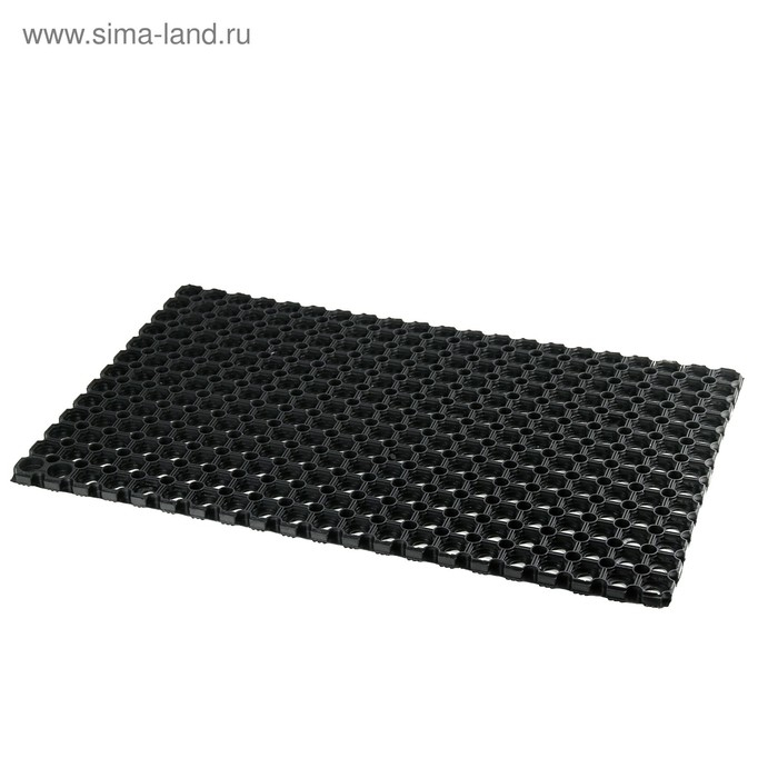 Коврик ячеистый грязесборный, 50×80×1,6 см, цвет чёрный Коврик ячеистый грязесборный, 50×80×1,6 см, цвет чёрный