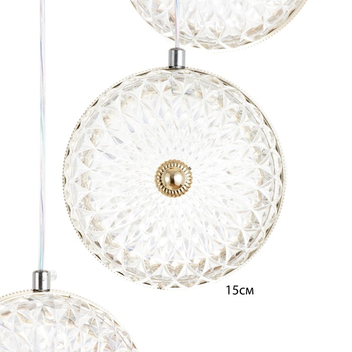 Каскад Каскад "Ледис" 10LED+3LED 99Вт ПДУ золото 40х40х200см BayerLux