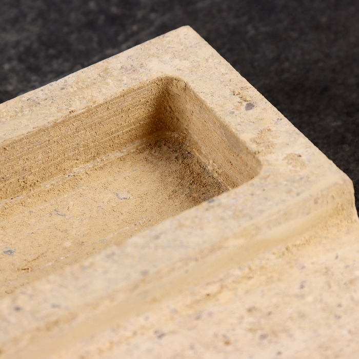 Пекарский камень с испарителем, вулканический, 30х30х2см Пекарский камень с испарителем, вулканический, 30х30х2см