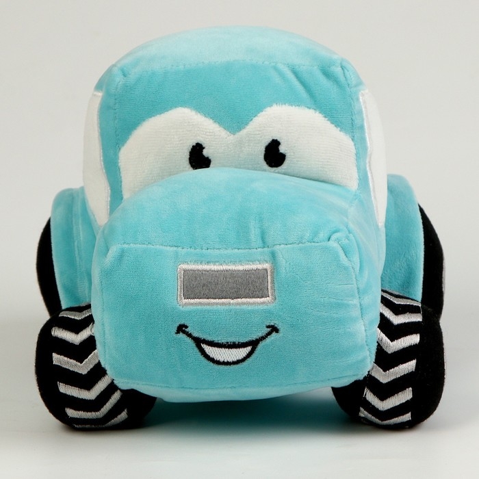 Трактор мягкая игрушка, цвет голубой Трактор мягкая игрушка, цвет голубой